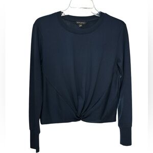 Banana Republic Dark Blue Twist Front Sweatshirt